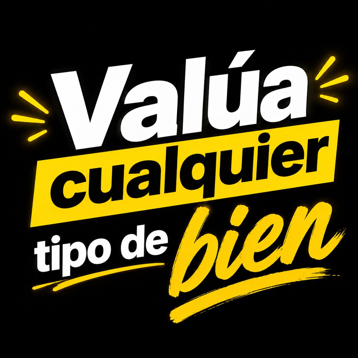Valúa cualquier tipo de bien